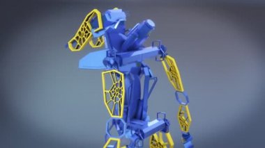 Generatif robot - 3d animasyon 