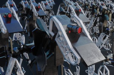 Generatif robotlar - 3d çizim