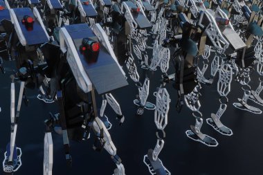 Generatif robotlar - 3d çizim