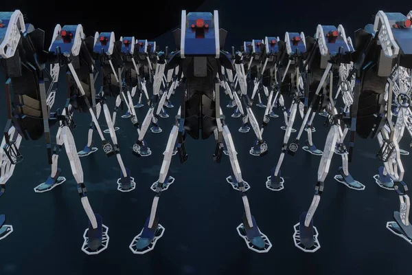 Generatív Robotok Illusztráció — Stock Fotó