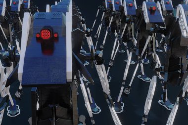 Generatif robotlar - 3d çizim