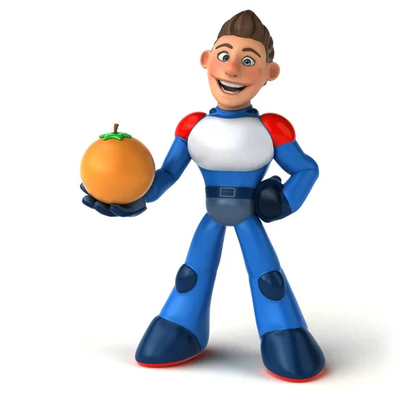 Cartoon Character Orange Illustration — Stock Photo, Image