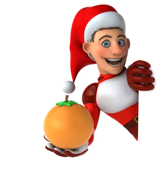 Cartoon Character Orange Illustration — Stock Photo, Image