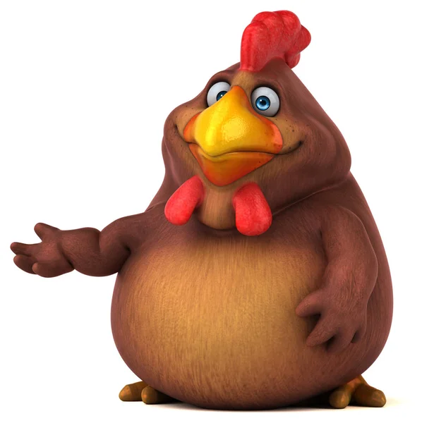 Fun Chicken Illustration — Stock Photo, Image