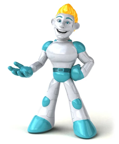 Robot Personnage Dessin Animé Illustration — Photo
