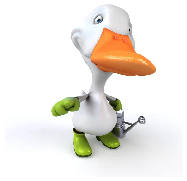 Fun Duck Can Illustration — Stock Photo, Image