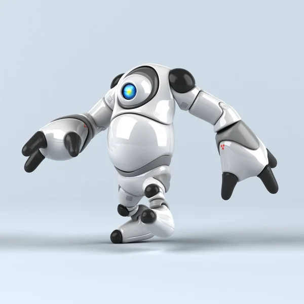 Big Robot Cartoon Character Illustration — Stock Photo, Image