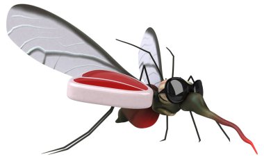 Et - 3d çizim ile eğlenceli çizgi film karakteri