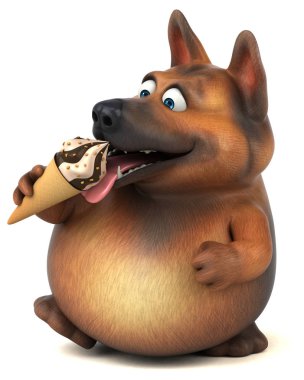 Dondurmalı eğlenceli at - 3D Görüntü