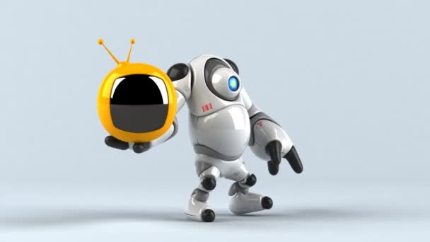 Robot Holding Animation — 비디오