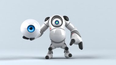 Göz - 3d animasyon tutan robot 