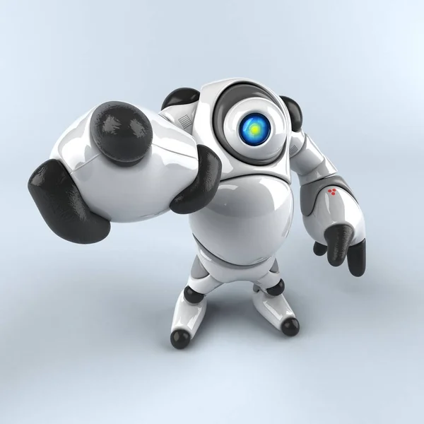 Roboter Cartoon Figur Illustration — Stockfoto