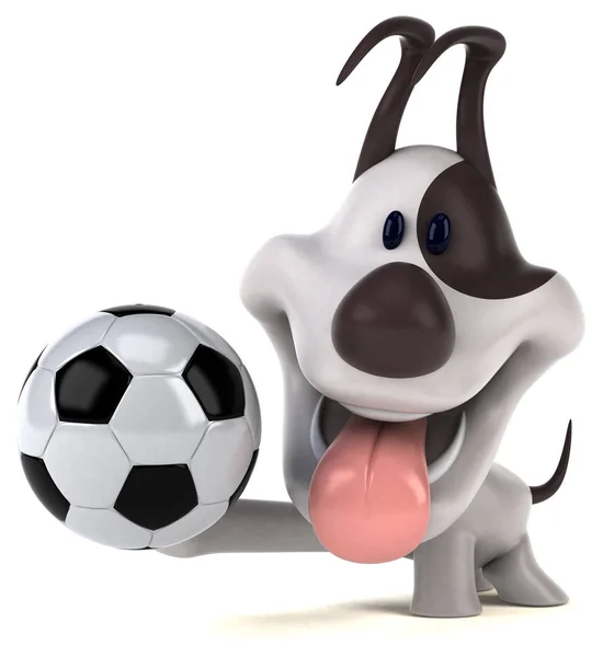 Funny Cartoon Character Ball Illustration — Stock Photo, Image