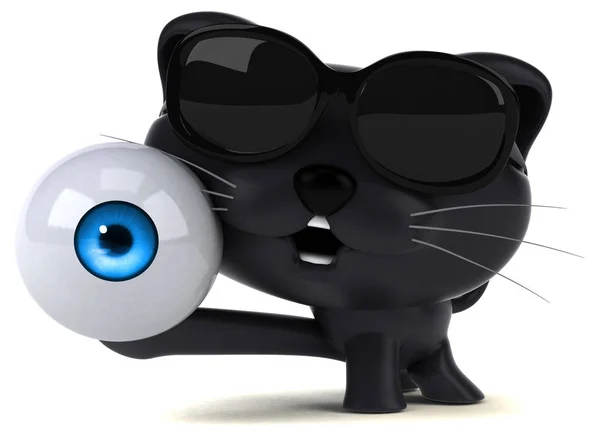 Funny Cartoon Character Eye Illustration — Stock Photo, Image