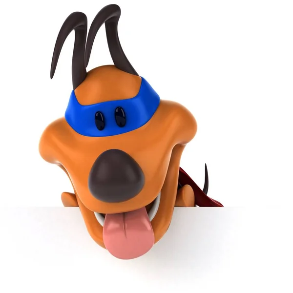 Fun Dog Illustrazione — Foto Stock