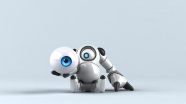 Göz - 3d animasyon tutan robot 