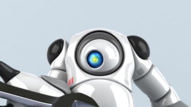 Aracı - 3d animasyon tutan robot 