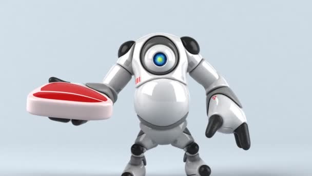 アニメーションを把持するロボット — ストック動画
