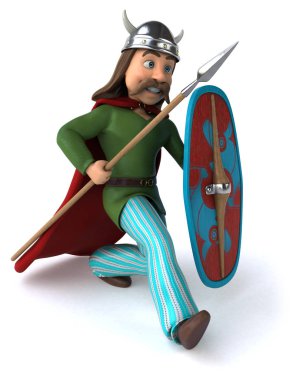 Galyalı savaşçısı - 3d çizim