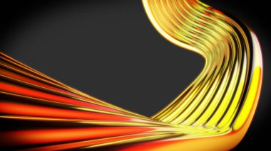 Güzel soyut arkaplan - 3D İllüstrasyon 