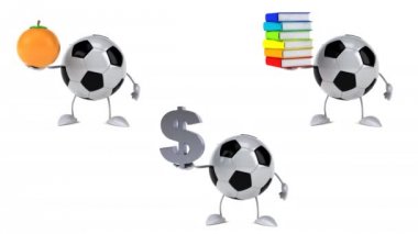 komik topları çizgi film karakterleri - 3d animasyon 