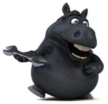 Komik çizgi film karakteri ile - 3d çizim aracı