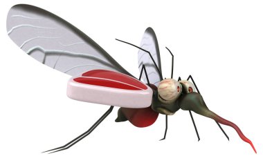 Et - 3d çizim ile eğlenceli çizgi film karakteri 