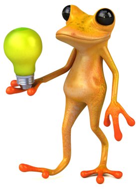 Lamba - 3d çizim ile eğlenceli çizgi film karakteri 