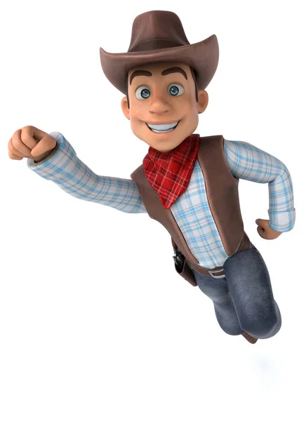 Fun Cowboy Illustration — Stock Photo, Image