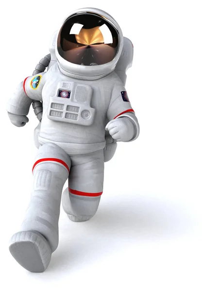 Personaje Astronauta Divertido Ilustración — Foto de Stock