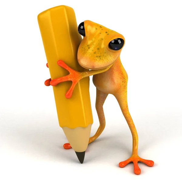 개구리 Oencil 일러스트 — 스톡 사진