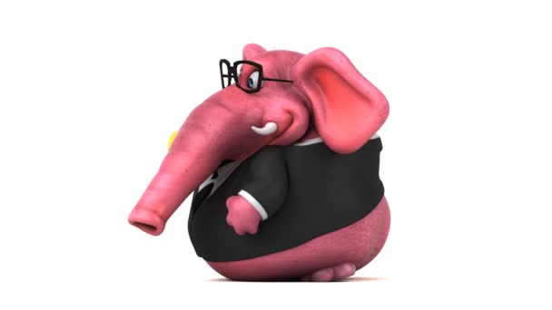 코끼리 바나나 애니메이션을 캐릭터 — 비디오