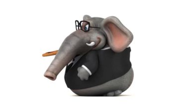 Pizza - 3d animasyon ile eğlenceli fil