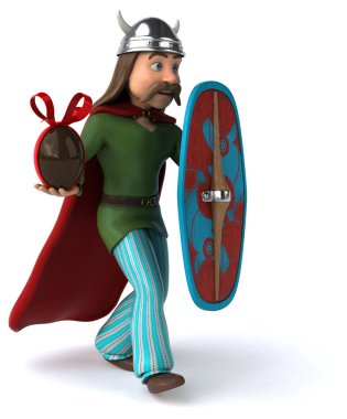 Yumurta ile Eğlence Galyası - 3D İllüstrasyon