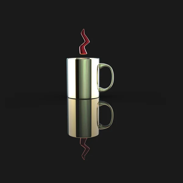 Kaffeetassen Konzept Illustration — Stockfoto