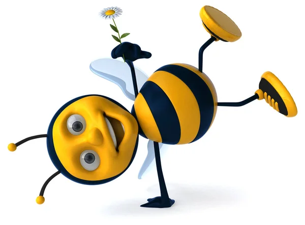 Fun Bee Illustration — Stockfoto