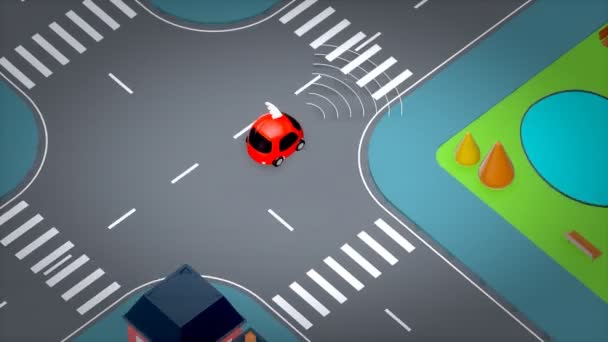 Voiture Autonome Animation — Video