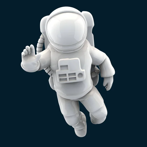 宇宙飛行士のコンセプト 3Dイラスト — ストック写真
