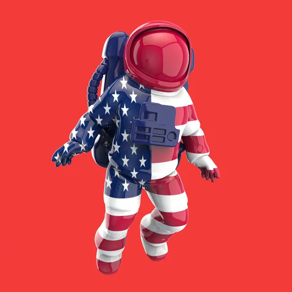 Astronautenkonzept Illustration — Stockfoto