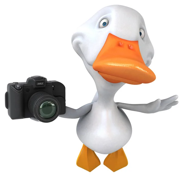 Fun Cartoon Character Camera Illustration — Stock Photo, Image