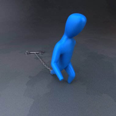 Yük simgesiyle - 3d çizim aracı