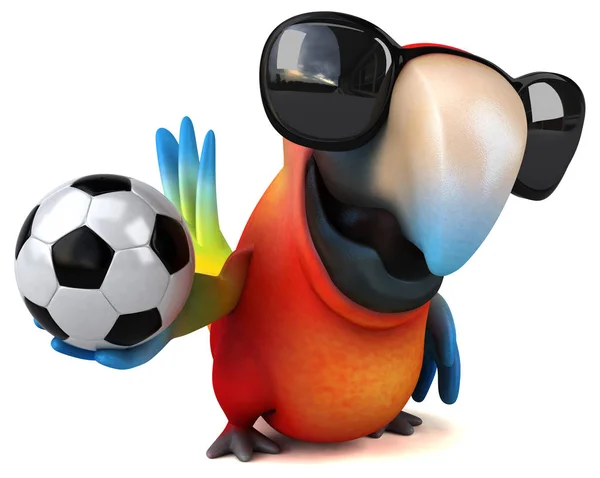 Fun Cartoon Character Ball Illustration — Stock Photo, Image