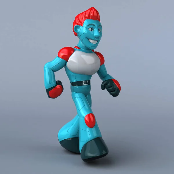 Personaje Robot Rojo Ilustración — Foto de Stock