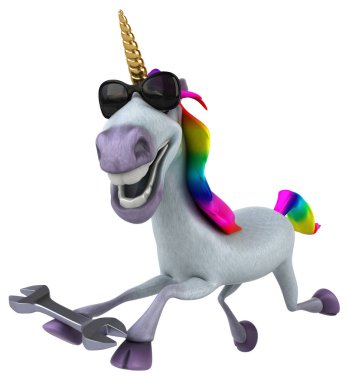 Eğlenceli çizgi film karakteri ile - 3d çizim aracı