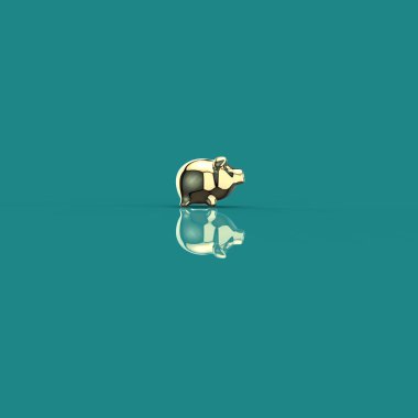 Kumbara-3D Illustration