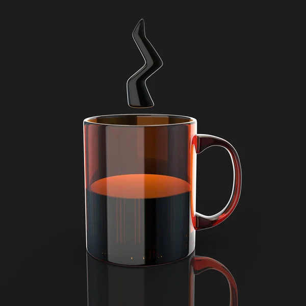Concetto Tazza Caffè Illustrazione — Foto Stock