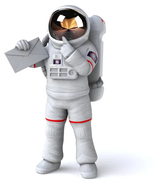 Spaß Astronaut Illustration — Stockfoto