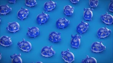 Eu Piggy Banks - 3D animasyon 