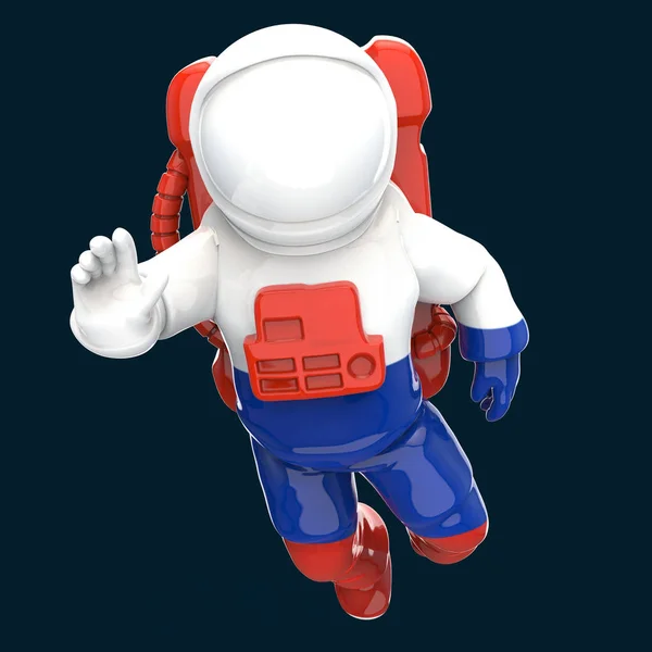 Conceito Astronauta Ilustração — Fotografia de Stock