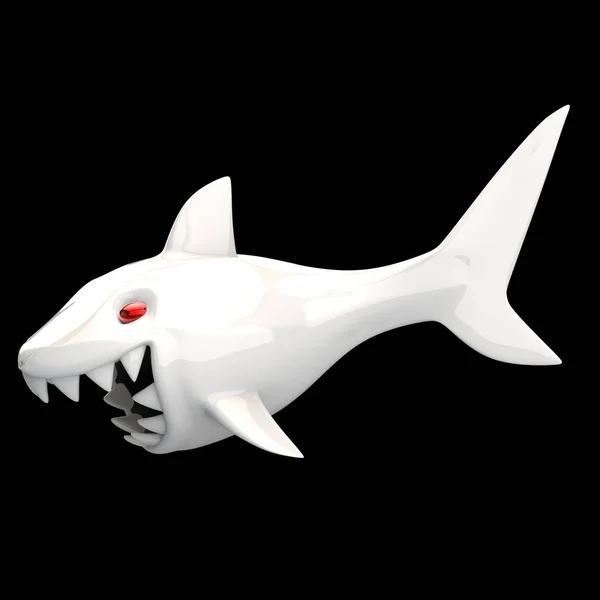 Concepto Tiburón Ilustración —  Fotos de Stock